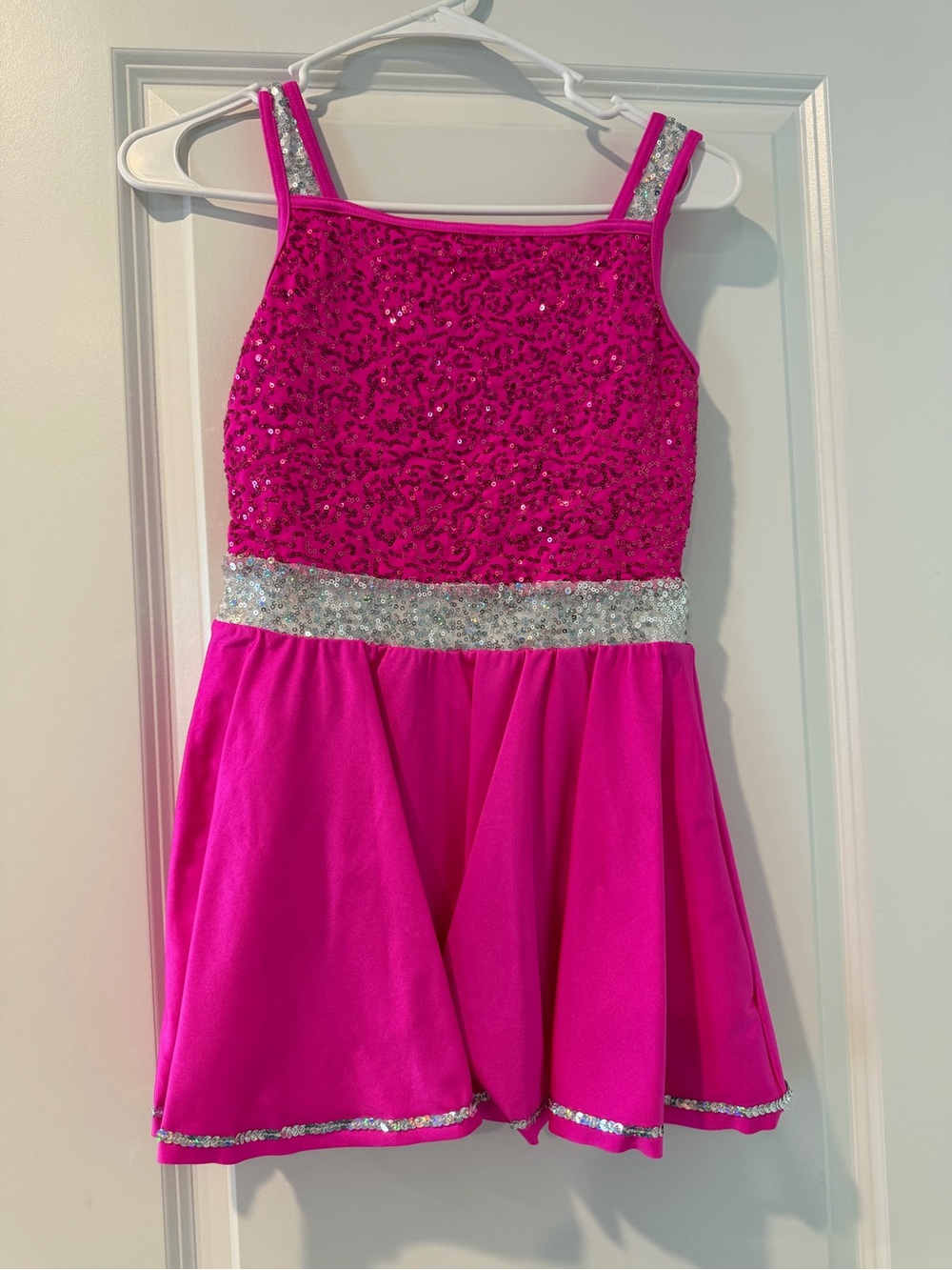 Weissman Hot Pink Sequin Dance or Halloween Costume
